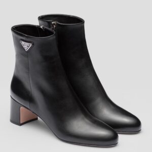 Prada Ankle Boots 55mm in Black Leather