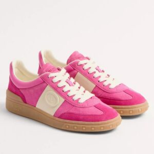 Valentino Women's Upvillage Sneakers in Pink Leather